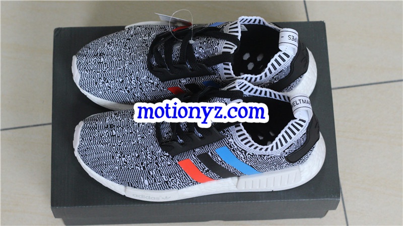 Real Boost Adidas NMD R1 Primiknit Tri Color Grey